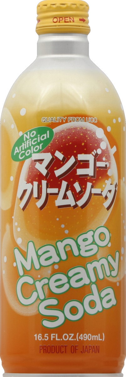 slide 1 of 4, Ucc Mango Creamy Soda - 16.5 oz, 16.5 oz