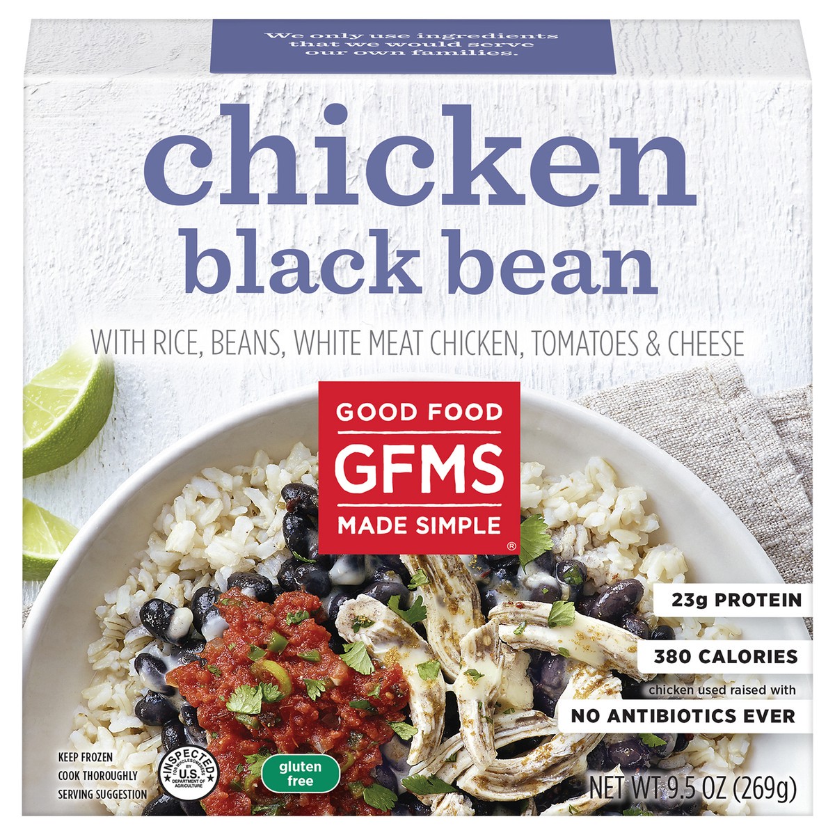 slide 1 of 4, Good Food Made Simple Chicken Black Bean, 9.5 oz