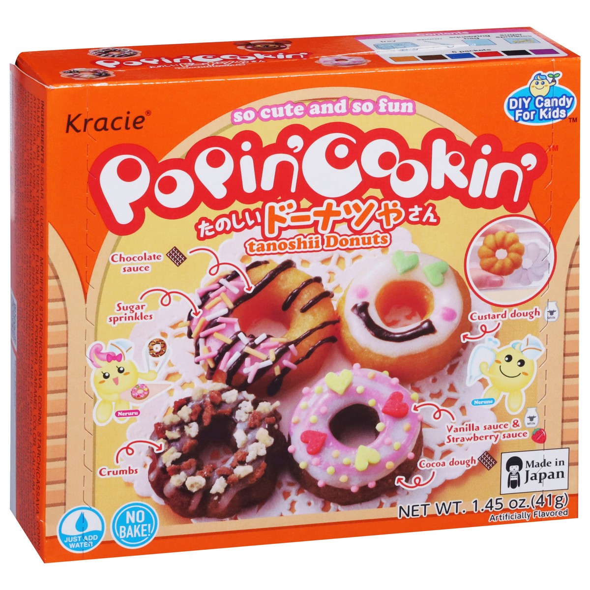 slide 11 of 13, Kracie Popin' Cookin' Tanoshii Donuts, 1.4 oz