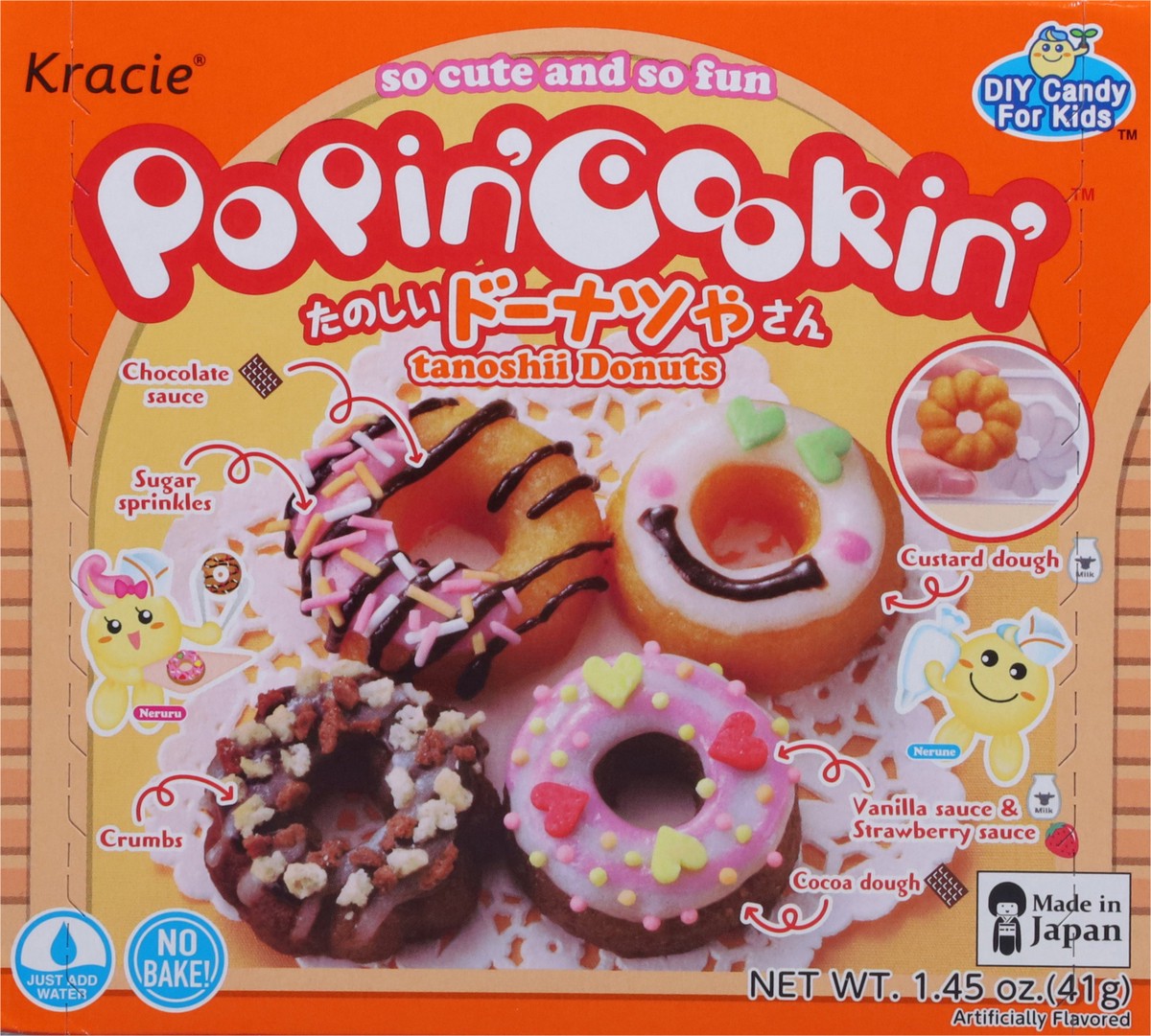 slide 12 of 13, Kracie Popin' Cookin' Tanoshii Donuts, 1.4 oz