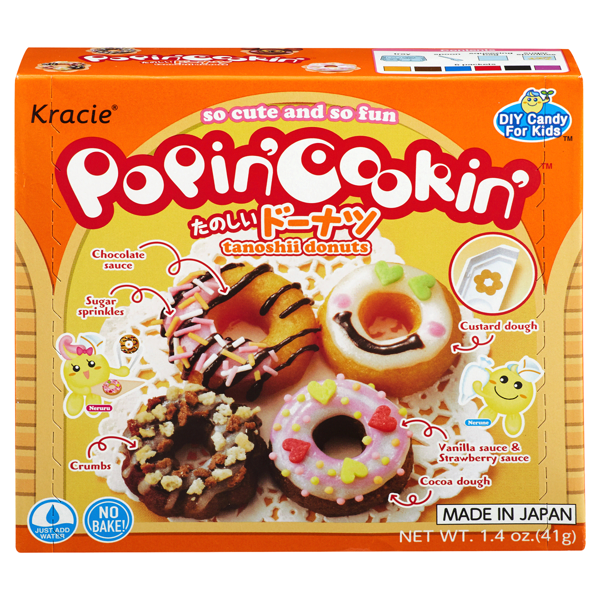 slide 1 of 1, Kracie Popin' Cookin' Tanoshii Donuts, 1.4 oz