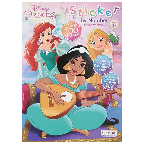 slide 1 of 1, Bendon Disney Princess Sticker By Number - Each, 1 ct