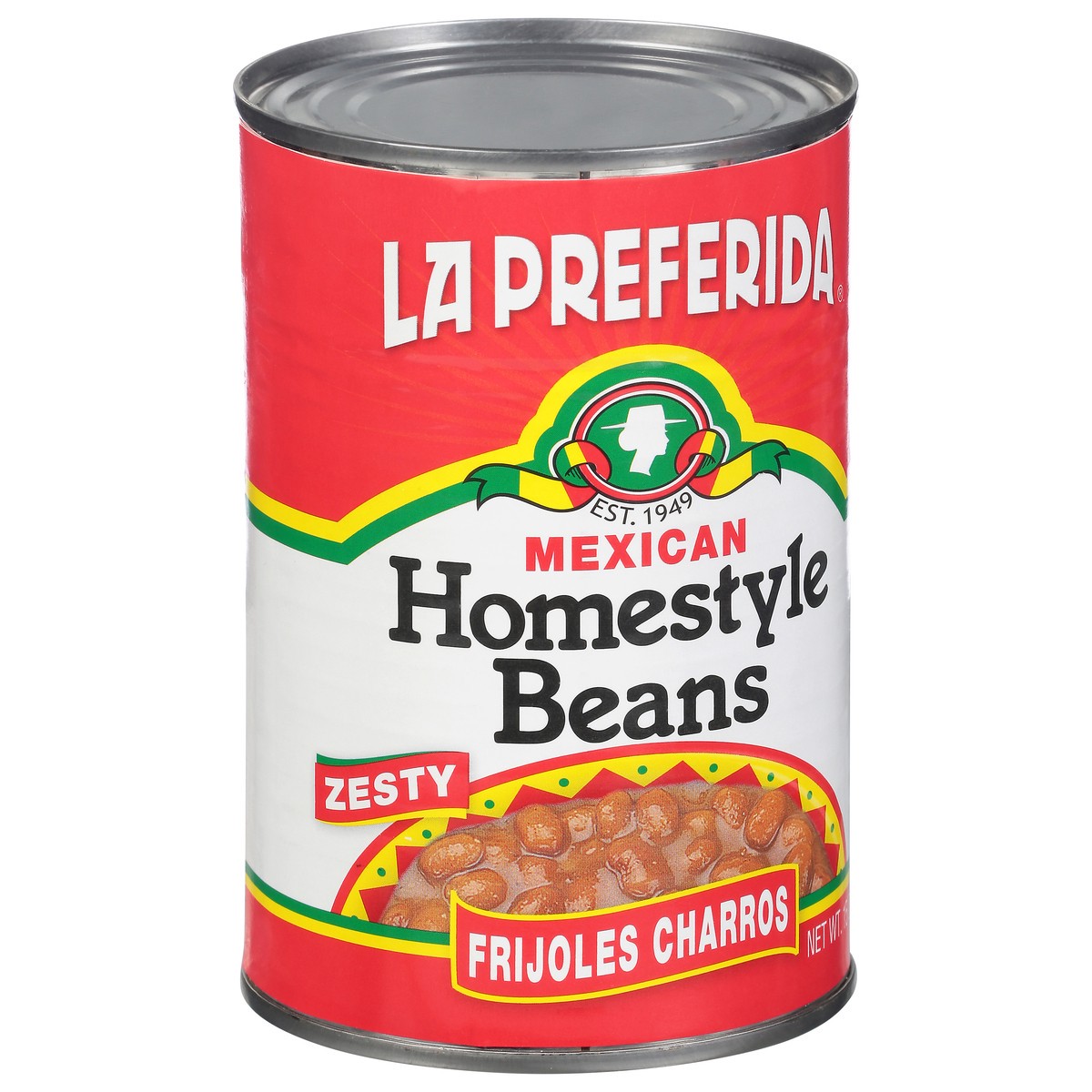 slide 2 of 9, La Preferida Bean Frijole Charros Home Style, 15 oz