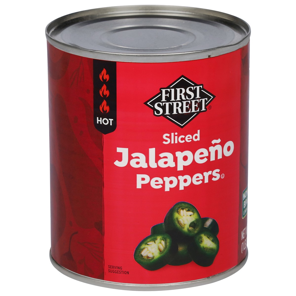 slide 2 of 4, First Street Nacho Sliced Jalapeno, 8 oz