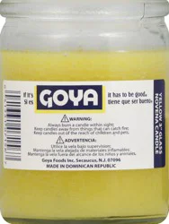 Goya Novena Yellow Glass 3 Inch Candle