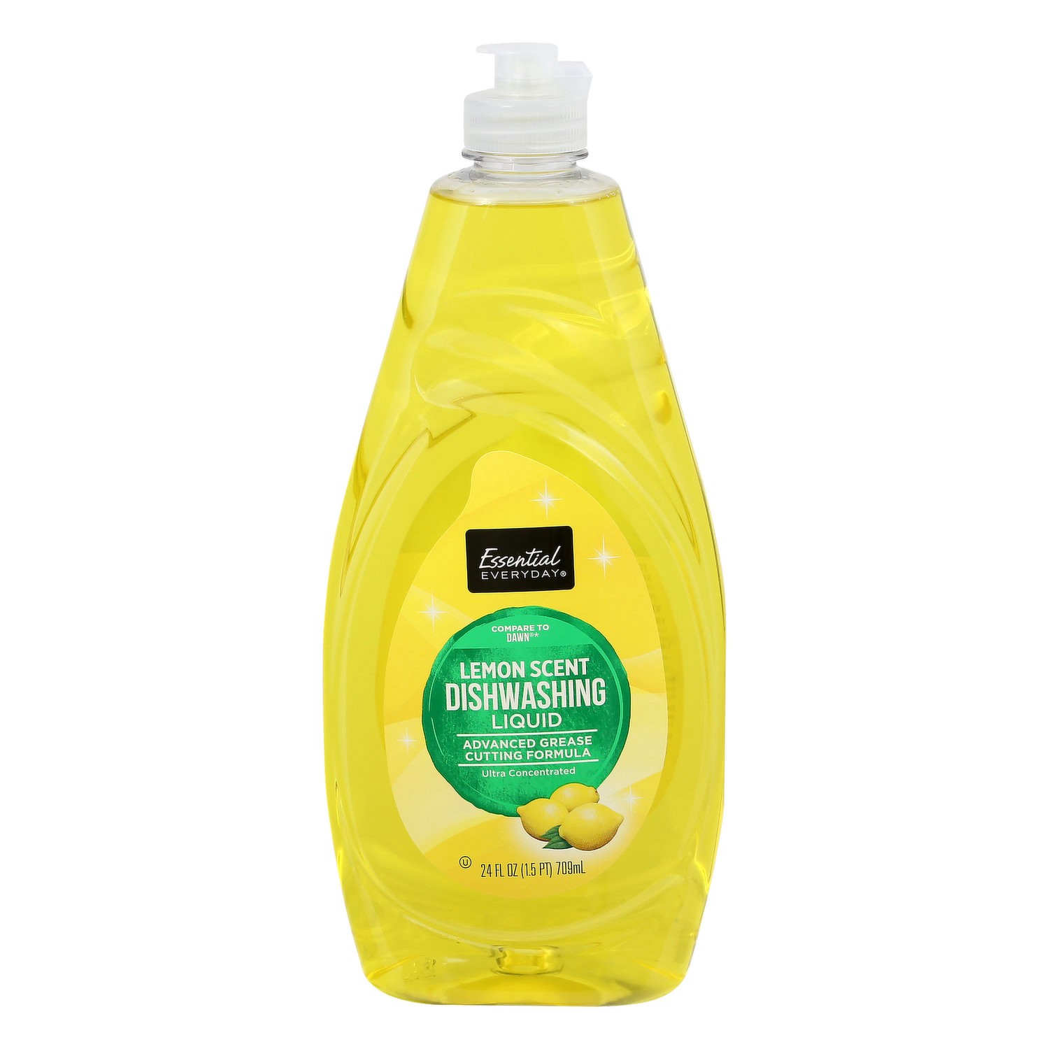 slide 1 of 1, Essential Everyday Citrus Dish Detergent, 24 fl oz