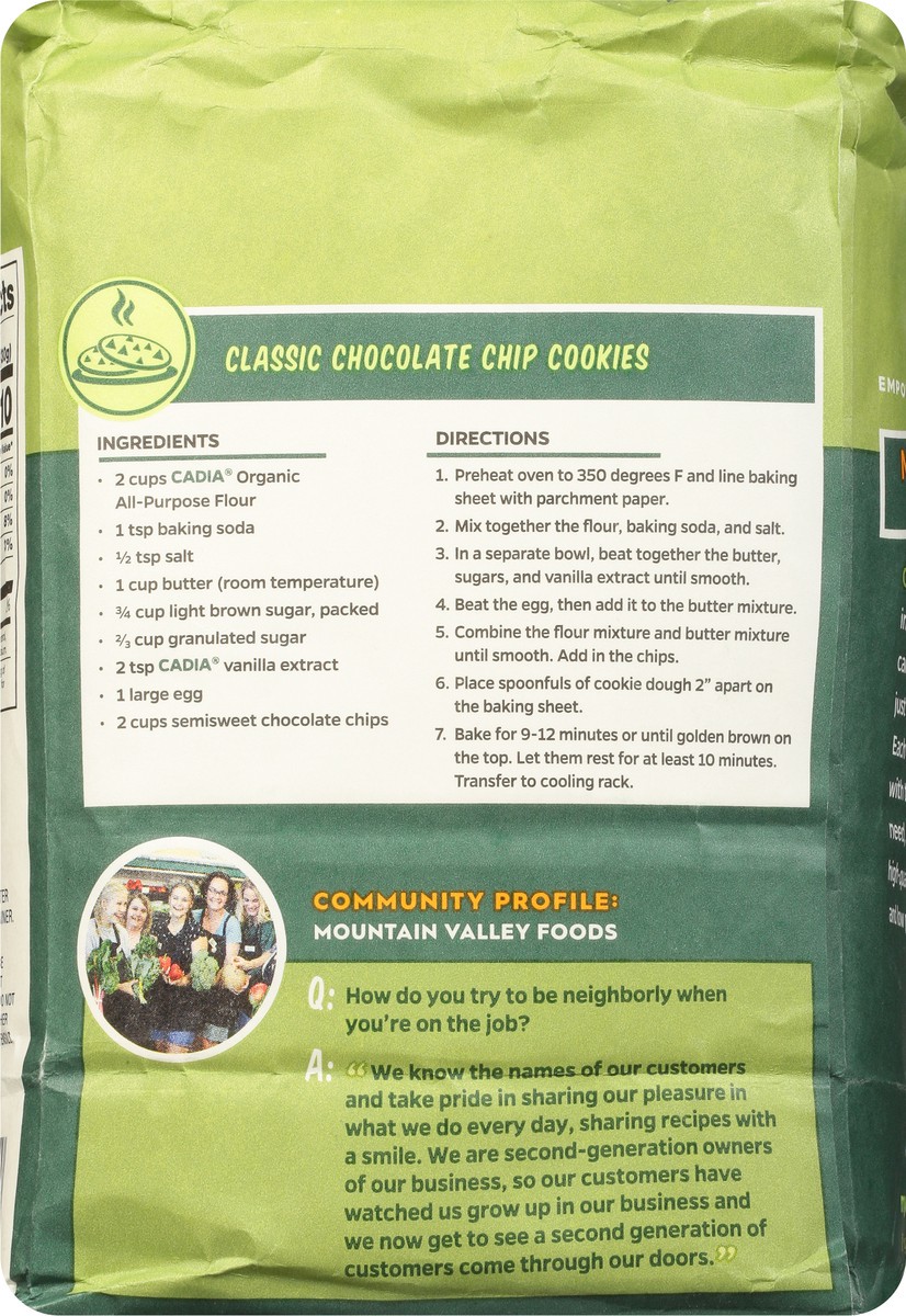 slide 9 of 14, Cadia Unbleached Organic All-Purpose Flour 5 lb, 5 lb