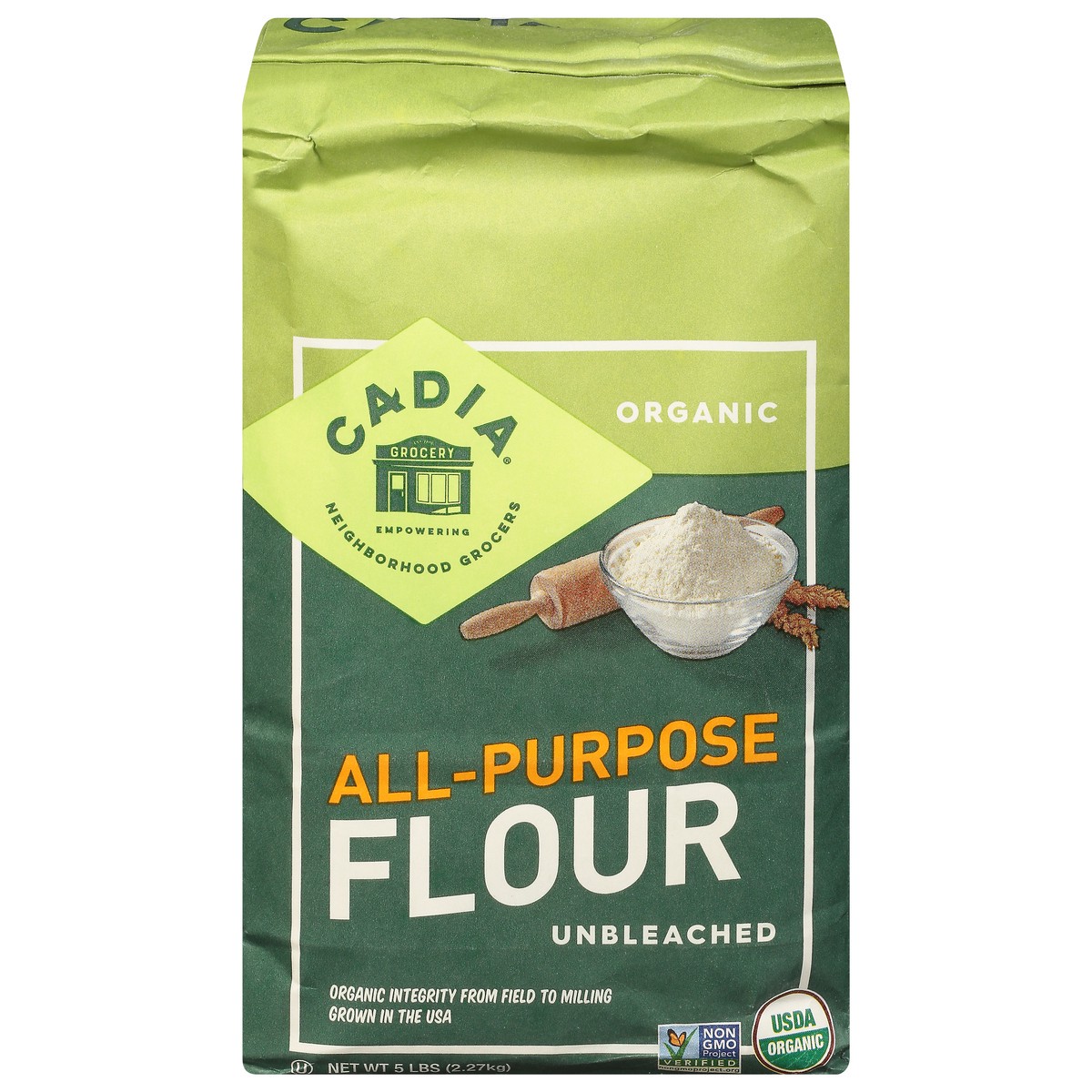slide 5 of 14, Cadia Unbleached Organic All-Purpose Flour 5 lb, 5 lb