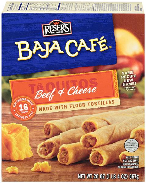 slide 1 of 1, Baja Cafe Beef Flautas, 1 ct