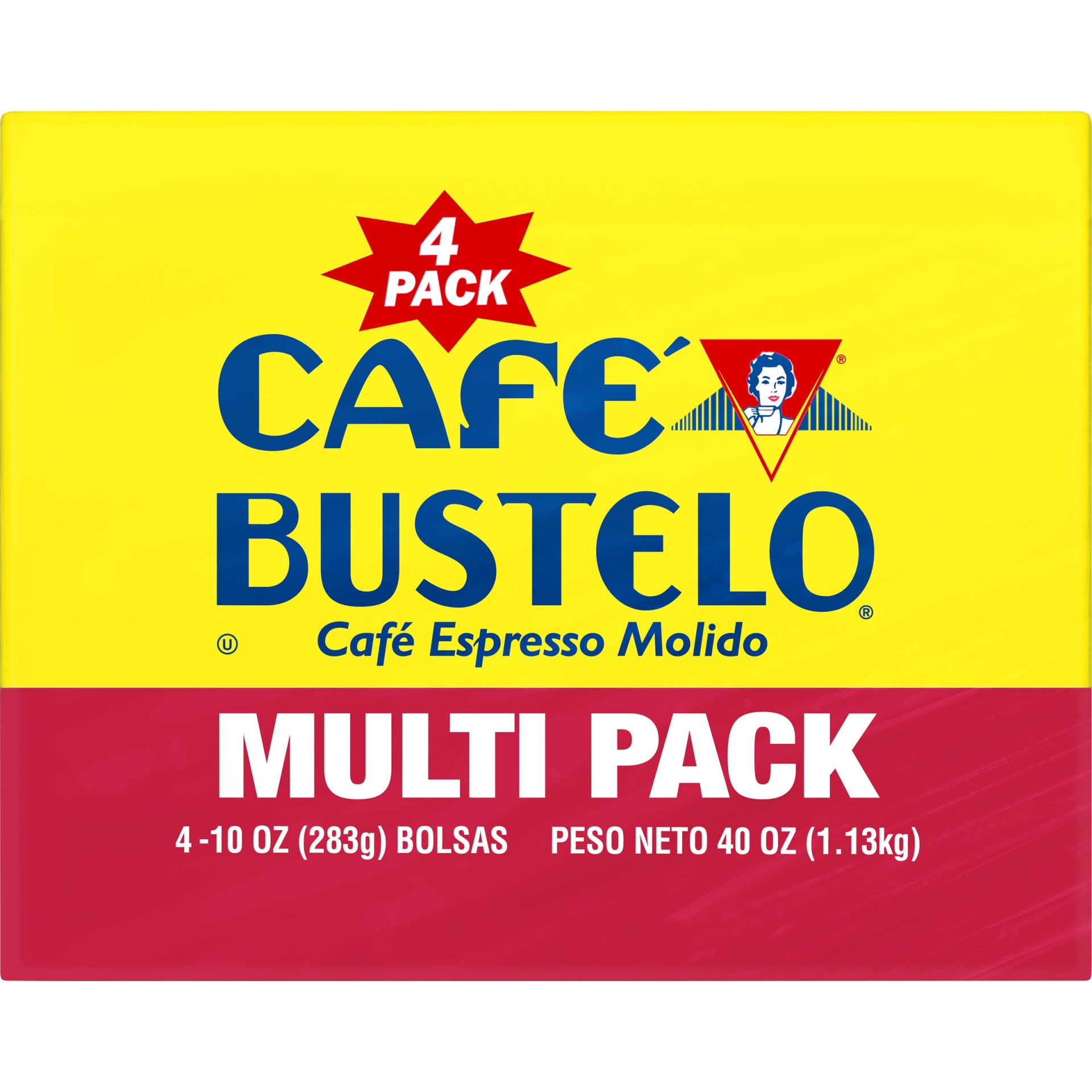 slide 2 of 2, Cafe' Bustelo Ground Coffee, 4 ct; 10 oz