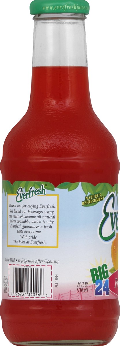 slide 3 of 4, Everfresh Juices From Concentrate, Fruit Punch - 24 oz, 24 oz