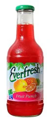 Everfresh Juices From Concentrate, Fruit Punch - 24 oz