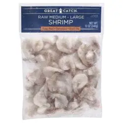 Great Catch Fish Market Medium White Shrimp, 41/60 Count