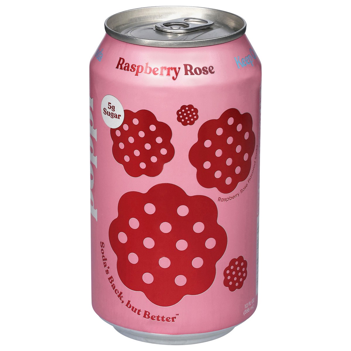 slide 3 of 4, Poppi Soda Probiotc Rspbry Rse 12.000 Fo, 12 fl oz