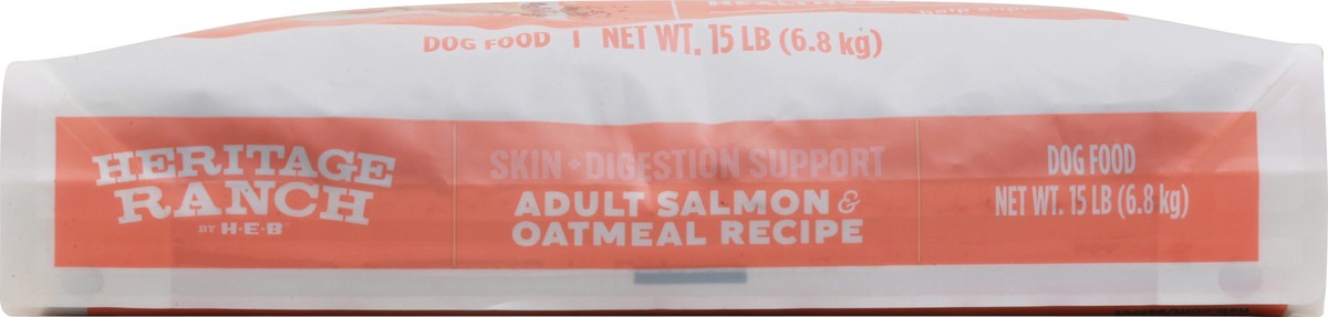 slide 9 of 13, Heritage Ranch by H-E-B Skin Digestion Support Salmon & Oatmeal Dry Dog Food, 15 lb
