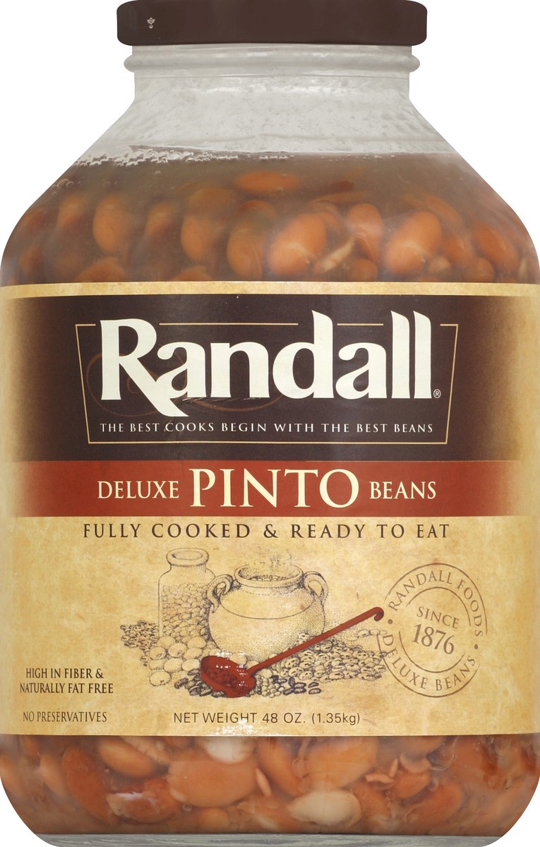 slide 7 of 7, Randall Deluxe Pinto Beans, 48 oz
