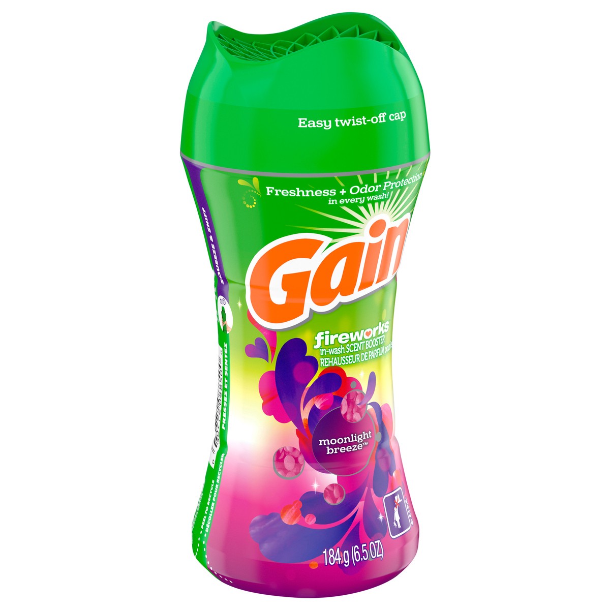 slide 2 of 4, Gain Fireworks In-Wash Scent Booster Beads, Moonlight Breeze, 6.5 oz, 6.5 oz