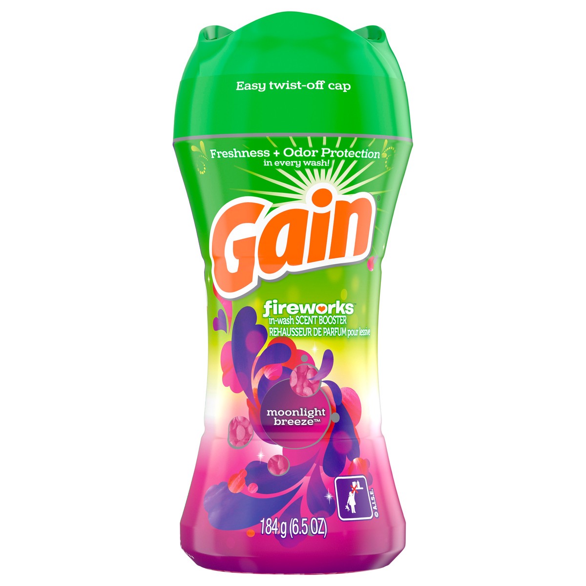 slide 1 of 4, Gain Fireworks In-Wash Scent Booster Beads, Moonlight Breeze, 6.5 oz, 6.5 oz
