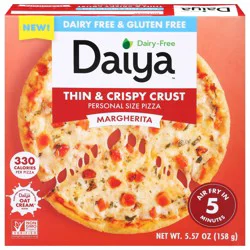Daiya Dairy & Gluten Free Margherita Thin & Crispy Crust Pizza Frozen