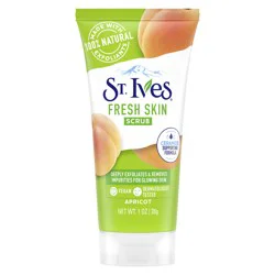 St. Ives Scrub Apricot, Deeply Cleans, Smooth and Glowing Skin, Dermatologist-Tested, Natural Exfoliants, 1 oz