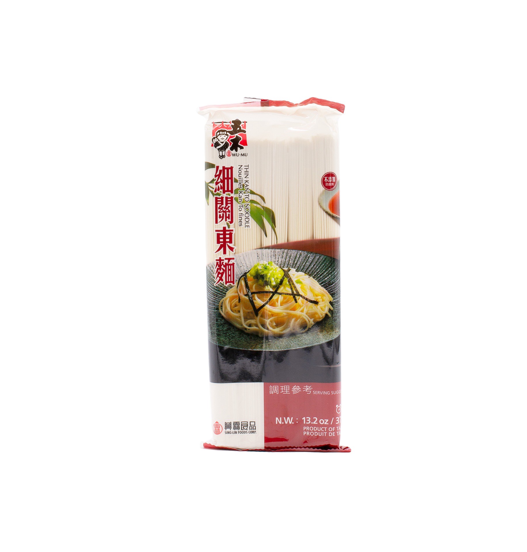 slide 1 of 1, Wu-Mu Premium Thin Kan-To Noodle, 13.2 oz