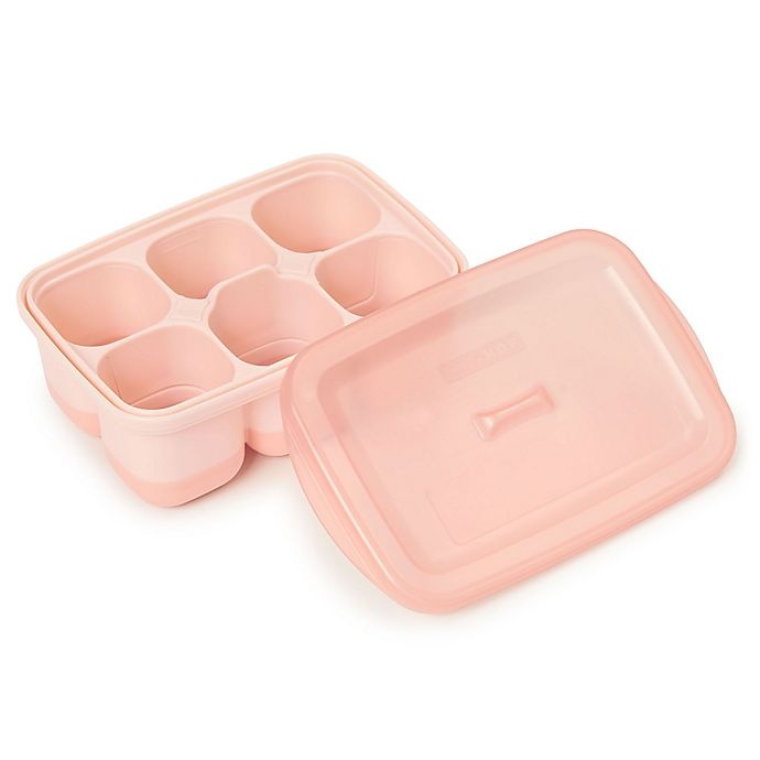 slide 2 of 10, Skip Hop SKIP*HOP Easy-Fill Freezer Trays - Grey/Coral, 2 ct