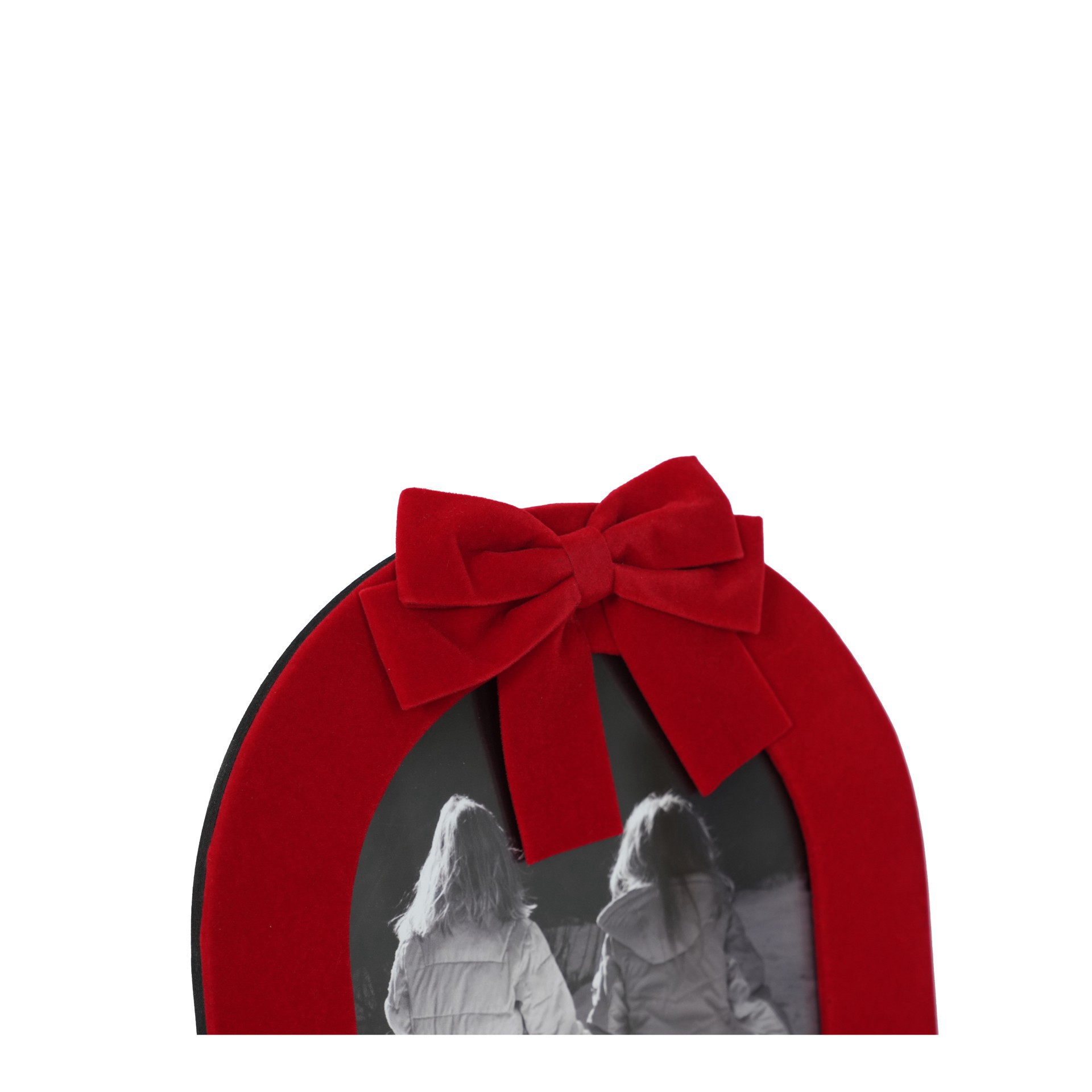 slide 4 of 6, 5" X 7" Velvet Arch With Bow Frame By Studio Decor, 5 in x 7 in