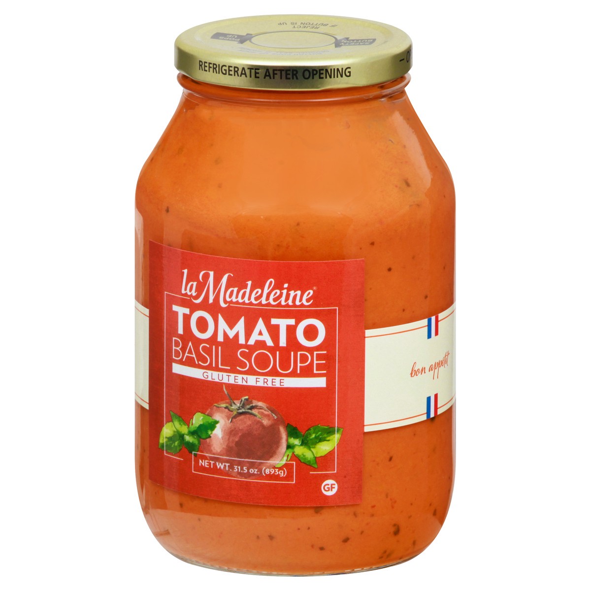 slide 5 of 9, La Madeleine Gluten Free Tomato Basil Soupe 31.5 oz, 31 oz