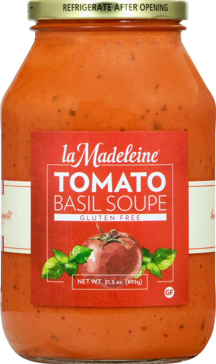 slide 6 of 9, La Madeleine Gluten Free Tomato Basil Soupe 31.5 oz, 31 oz