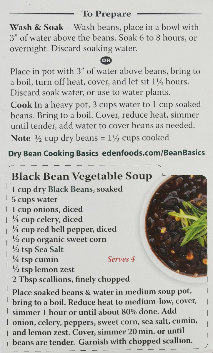 slide 11 of 14, Eden Foods Organic Black Beans 16 oz, 16 oz