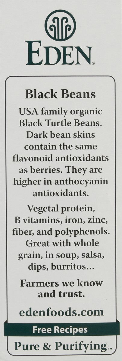 slide 12 of 14, Eden Foods Organic Black Beans 16 oz, 16 oz