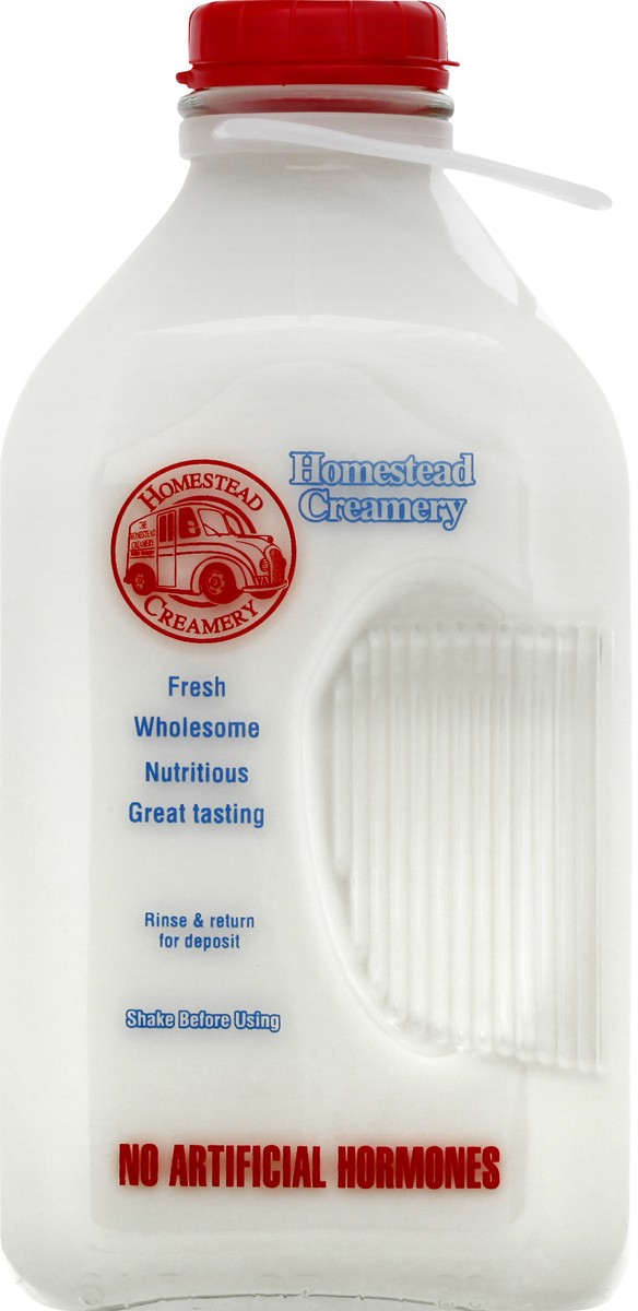 slide 9 of 12, Homestead Creamery Milk 0.5 gl, 1/2 gal