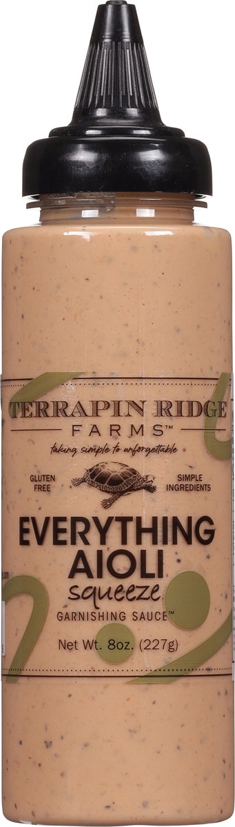 slide 6 of 9, Terrapin Ridge Farms Everything Aioli Garnishing Sauce, 8 oz