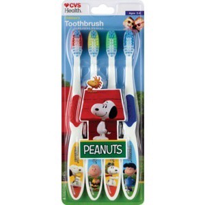 slide 1 of 1, CVS Health Kid's Toothbrush, 4 ct