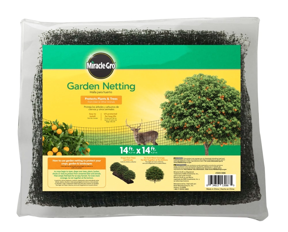 MiracleGro Garden Netting 14 ft x 14 ft Shipt