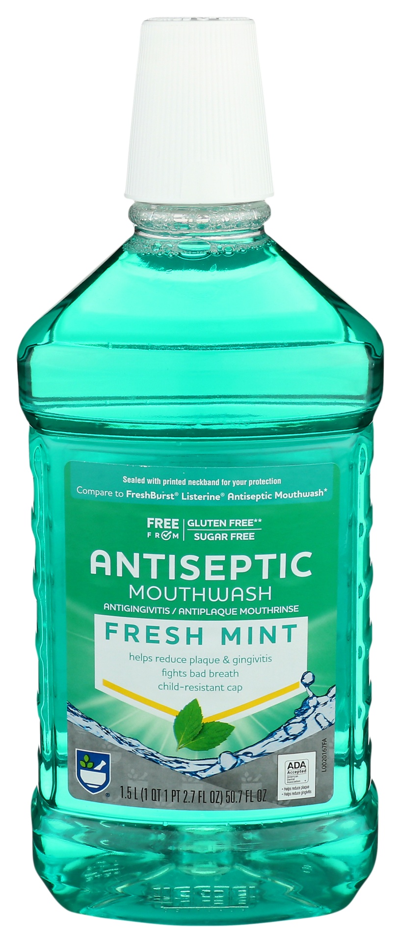 LISTERINE Antiseptic Cool Mint Mouthwash 1.5L (1qt 1pt 2.7fl oz