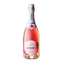 Korbel Sweet Rosé California Champagne, 750 mL Bottle, 24 Proof