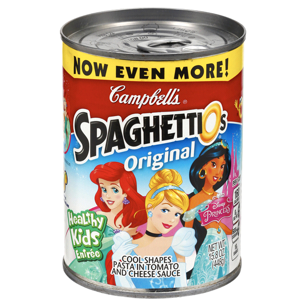 Campbell's Original Disney Princess SpaghettiOs Shapes 14.2 oz | Shipt