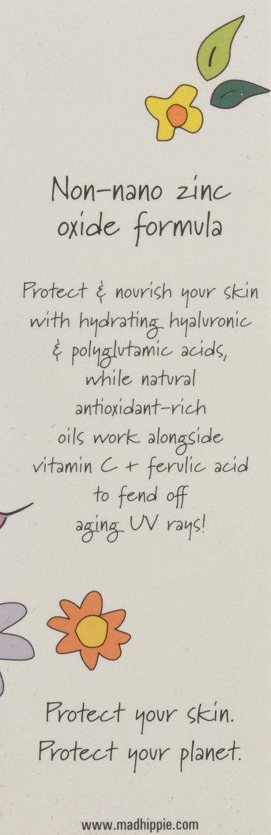 slide 3 of 9, Mad Hippie Hydrating Facial Zinc Oxide Sunscreen Spf 25, 1 ct