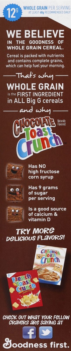 slide 3 of 6, Chocolate Toast Crunch Cereal 12.7 oz, 12.7 oz