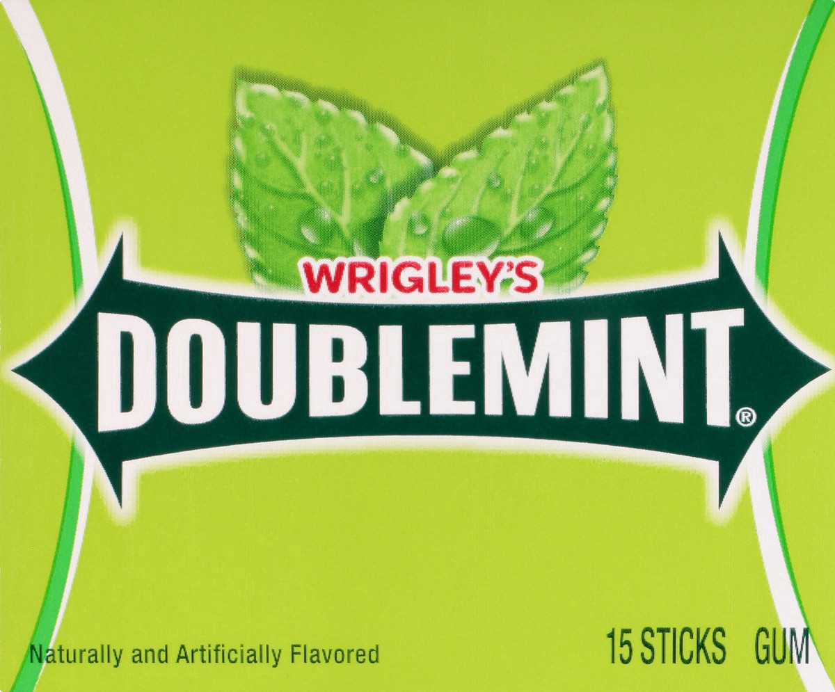 slide 9 of 11, Doublemint Wrigley's Doublemint Chewing GumSingle Pack, 
