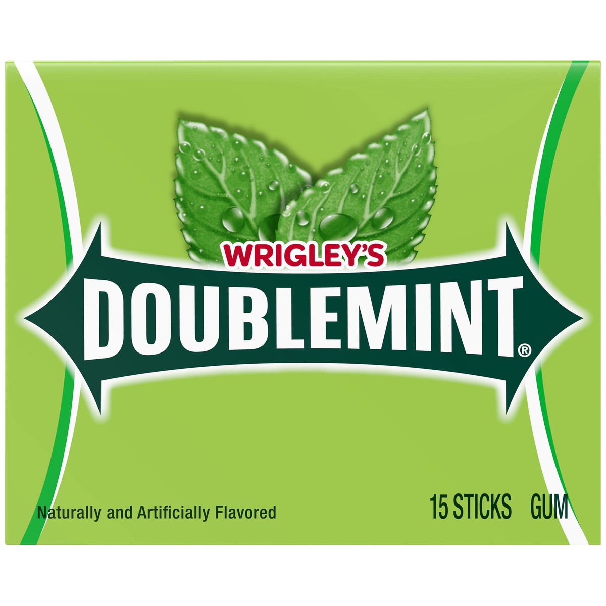 slide 1 of 11, Doublemint Wrigley's Doublemint Chewing GumSingle Pack, 