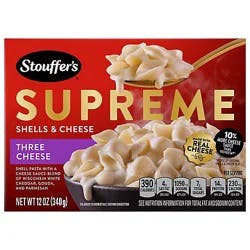Stouffers Supreme Shells & Three Cheese Sauce 12oz - 12 OZ