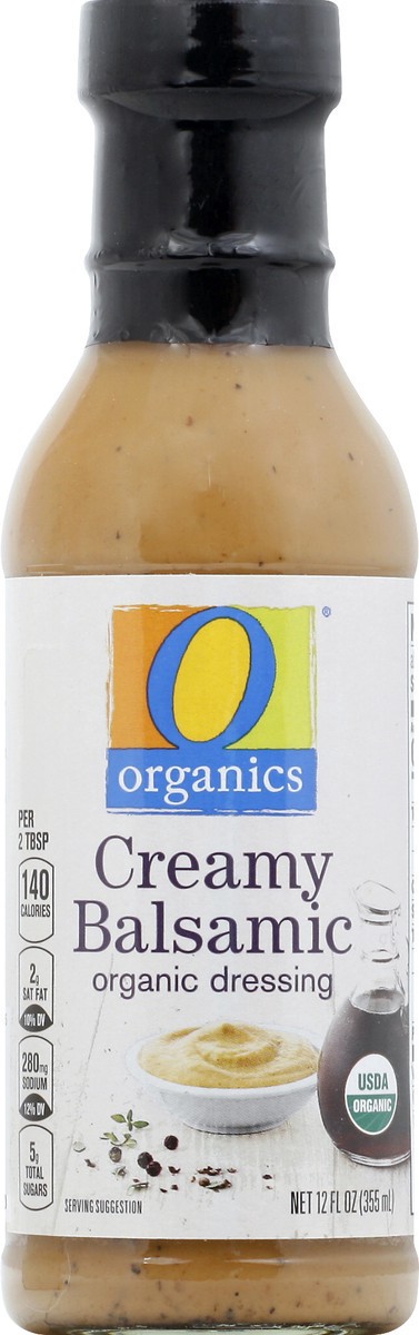 slide 6 of 9, O Organics Dressing Creamy Balsamic, 12 fl oz