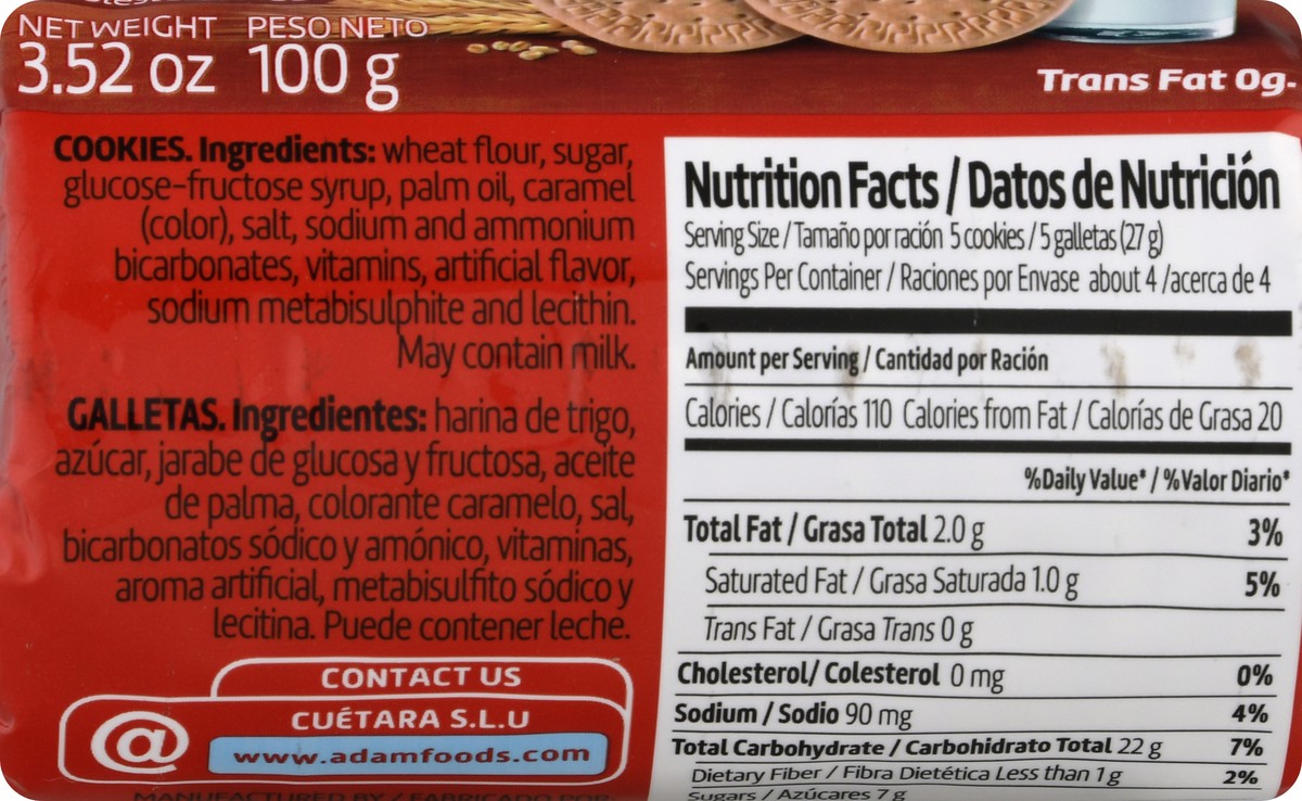 slide 4 of 10, Cuétara Maria Cookies 3.5 oz, 3.50 oz