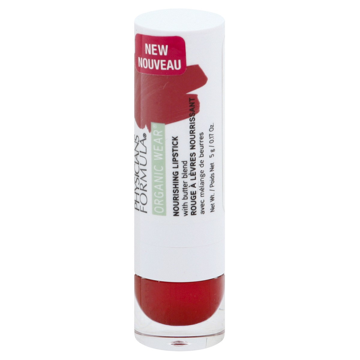 slide 5 of 12, Physicians Formula Organic Wear Goji Berry PF11077 Nourishing Lipstick 5 g, 0.15 oz