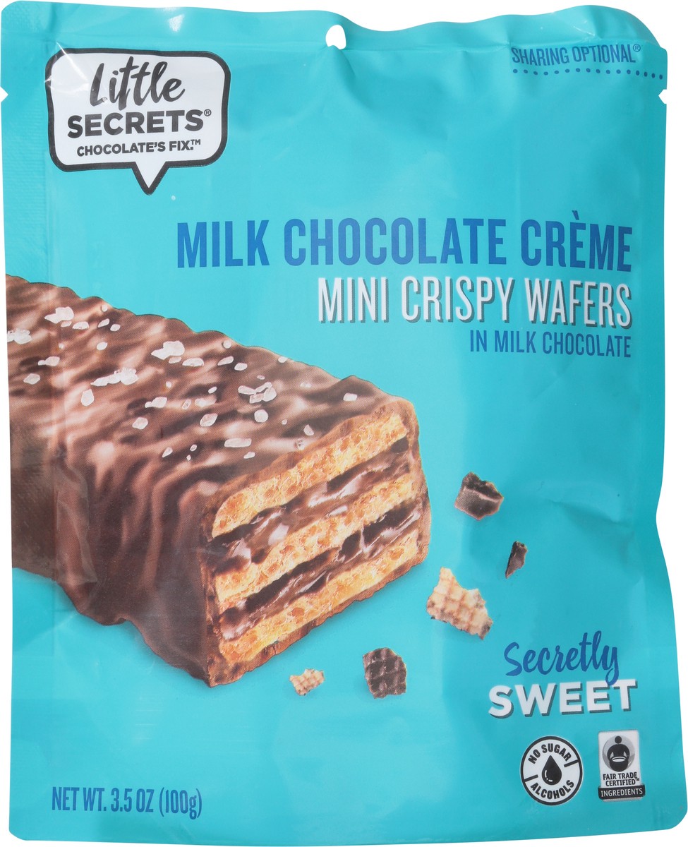 slide 5 of 9, Little Secrets Chocolate's Fix Crispy Mini Milk Chocolate Creme Wafers 3.5 oz, 3.5 oz