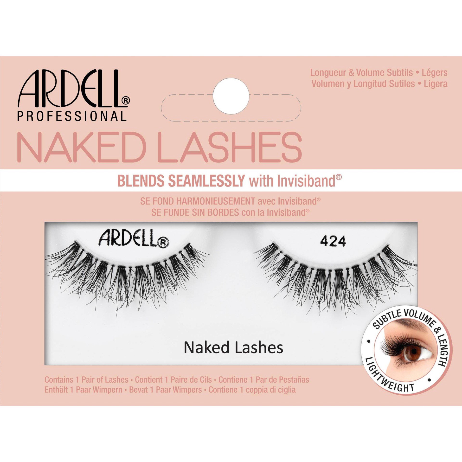 slide 1 of 3, Ardell Naked 424 Lash 1pr, 1 pair