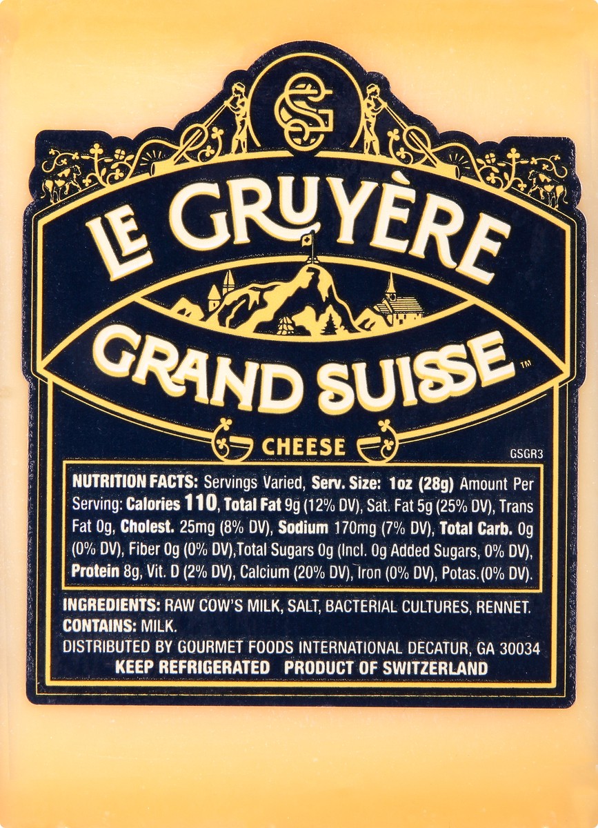 slide 1 of 1, Grand Suisse Cheese, 8 oz