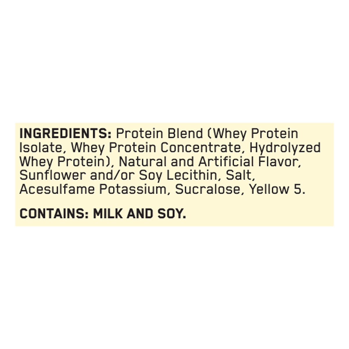 slide 6 of 6, Optimum Nutrition Gold Standard 100% Whey - Banana Cream, 2 lb